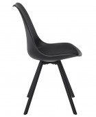 ΚΑΡΈΚΛΕΣ & ΠΟΛΥΘΡΌΝΕΣ CHAIR PP WITH CUSHION ATOM BLACK M4 HD0483 Καρέκλες