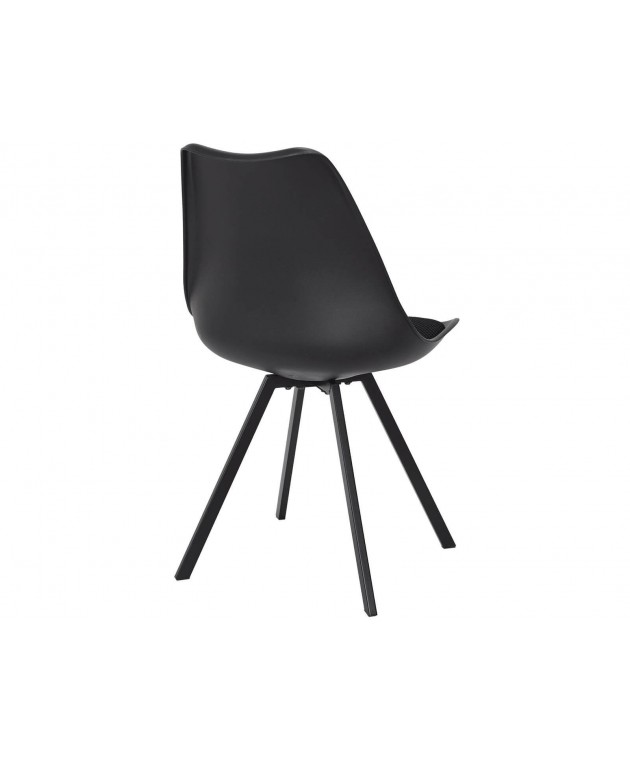 ΚΑΡΈΚΛΕΣ & ΠΟΛΥΘΡΌΝΕΣ CHAIR PP WITH CUSHION ATOM BLACK M4 HD0483 Καρέκλες