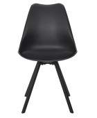 ΚΑΡΈΚΛΕΣ & ΠΟΛΥΘΡΌΝΕΣ CHAIR PP WITH CUSHION ATOM BLACK M4 HD0483 Καρέκλες