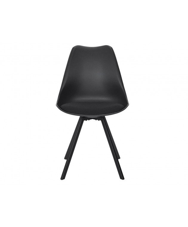 ΚΑΡΈΚΛΕΣ & ΠΟΛΥΘΡΌΝΕΣ CHAIR PP WITH CUSHION ATOM BLACK M4 HD0483 Καρέκλες