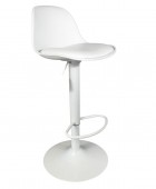 ISAK WHITE BAR STOOL HD6216 Σκαμπό