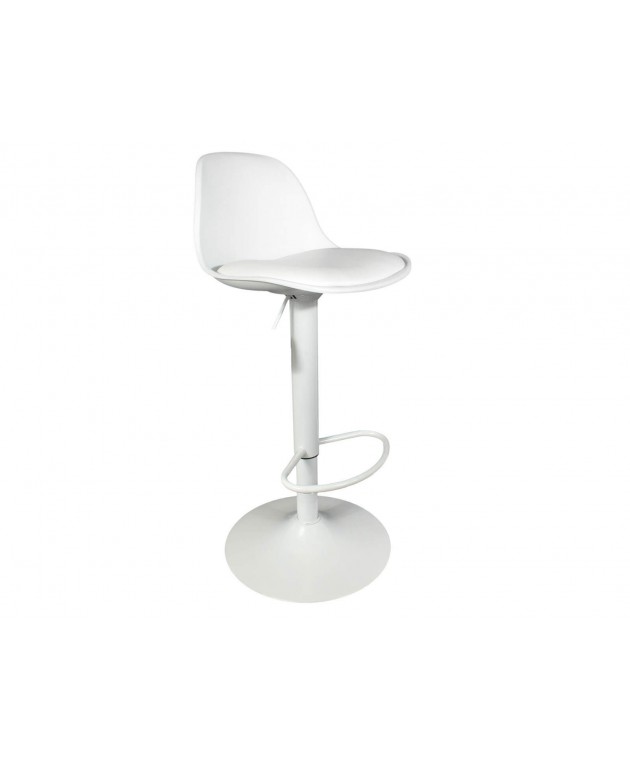 ISAK WHITE BAR STOOL HD6216 Σκαμπό