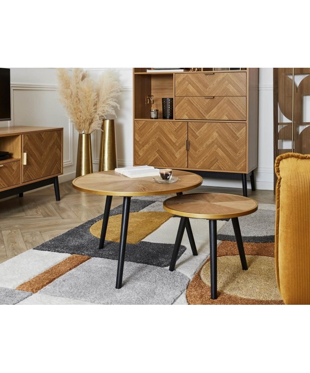 ΤΡΑΠΕΖΆΚΙΑ ΣΑΛΟΝΙΟΎ FELIX X2 TRUNDLE TABLE HD7412 Τραπεζάκια Σαλονιού