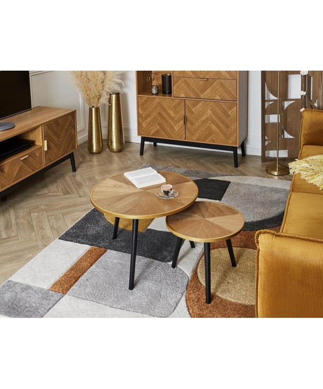 ΤΡΑΠΕΖΆΚΙΑ ΣΑΛΟΝΙΟΎ FELIX X2 TRUNDLE TABLE HD7412 Τραπεζάκια Σαλονιού