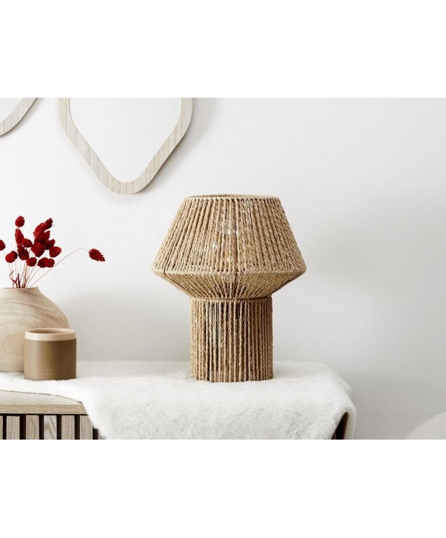 ΦΩΤΙΣΤΙΚΟ TABLE LAMP SHADE ROPE EFFECT LA0016 ΕΠΙΤΡΑΠΕΖΙΑ ΦΩΤΙΣΤΙΚΑ