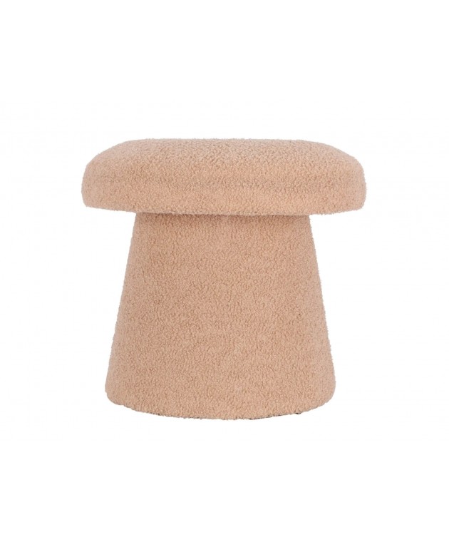 ΣΚΑΜΠΌ & ΠΟΥΦ FOOTSTOOL MUSHROOM TEDDY BEIGE AAK400110 Πουφ