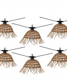 PARTY LIGHTS PARTY LIGHTS 6 LAMPS PE RATTAN LE2100380