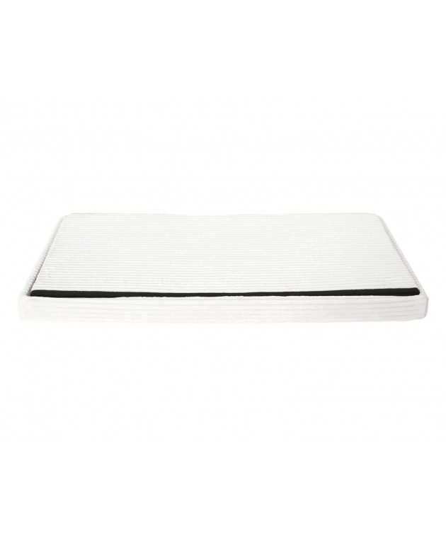 Σκαμπό-μπαούλο Scott Home Deco Factory - 76x38x38cm - Μπεζ Ταμπουρέ