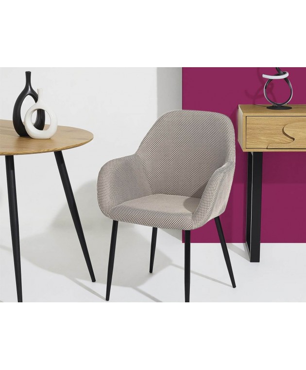 ΚΑΡΈΚΛΑ ATOMIC GREY ARMCHAIR M2 A1/M2 HD0481 Καρέκλες