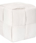Σκαμπό Scott Home Deco Factory - 36x38cm - Μπεζ Σκαμπό
