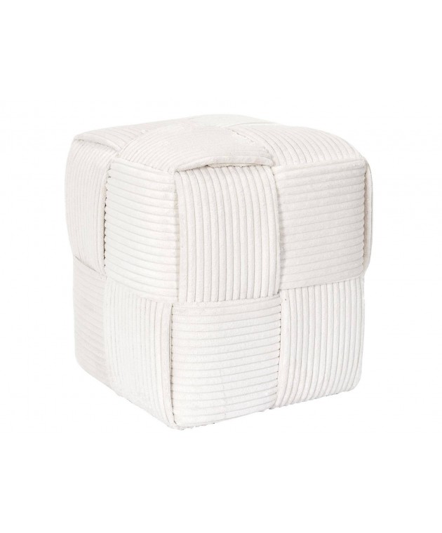 Σκαμπό Scott Home Deco Factory - 36x38cm - Μπεζ Σκαμπό