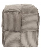 Σκαμπό Scott Home Deco Factory - 36x38cm - Γκρι Σκαμπό