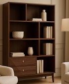 Βιβλιοθήκη Tiffany Home Deco Factory - 100x35x140cm Βιβλιοθήκες