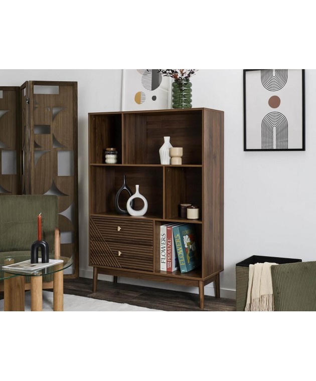 Βιβλιοθήκη Tiffany Home Deco Factory - 100x35x140cm Βιβλιοθήκες