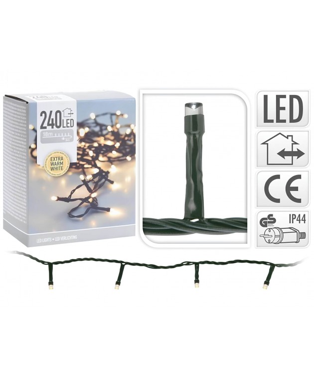 ΣΥΡΜΆΤΙΝΑ & PVC ΛΑΜΠΆΚΙΑ LED LED STRING 240 EXTRA WW AX8401540