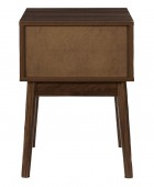 Κομοδίνο Tiffany Home Deco Factory - 40x40x55cm - Καφέ Κομοδίνα