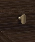 Κομοδίνο Tiffany Home Deco Factory - 40x40x55cm - Καφέ Κομοδίνα