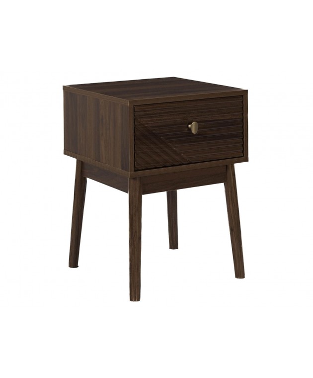 Κομοδίνο Tiffany Home Deco Factory - 40x40x55cm - Καφέ Κομοδίνα