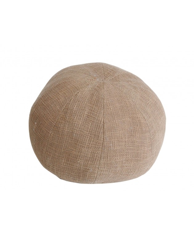 Πουφ PTMD Sanah - 40x35cm - Καφέ Πουφ
