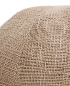 Πουφ PTMD Sanah - 40x35cm - Καφέ Πουφ