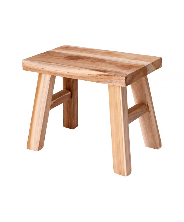ΣΚΑΜΠΌ STOOL DECORATIVE TEAKWOOD J18000170 Σκαμπό