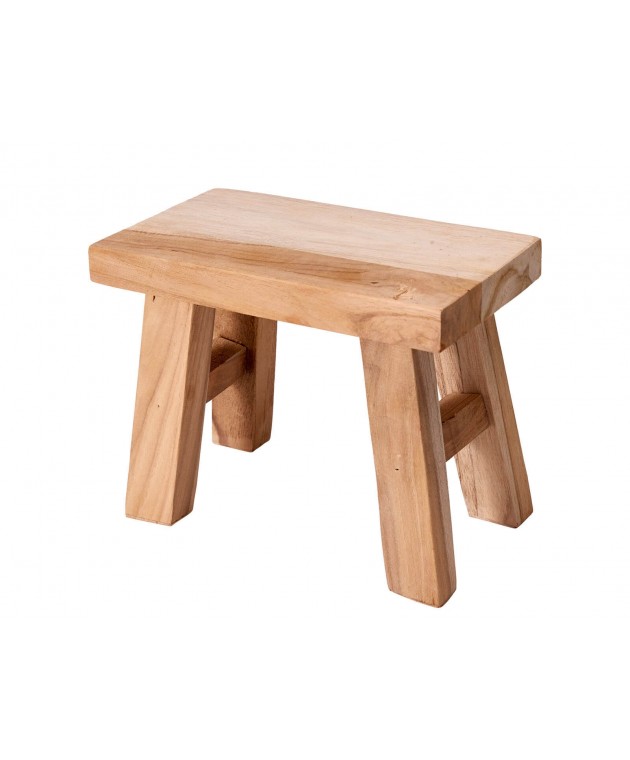 ΣΚΑΜΠΌ STOOL DECORATIVE TEAKWOOD J18000160 Σκαμπό