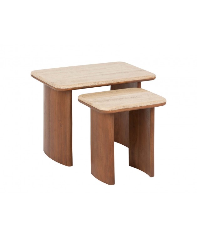 Τραπεζάκια Jivan Atmosphera - 60x40x52cm / 38.5x30.5x47cm Τραπεζάκια Σαλονιού