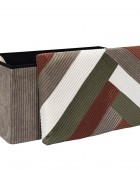 ΣΚΑΜΠΌ PATCHWORK FOLDING BENCH BOX SCOTT HD0551 Ταμπουρέ