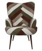 PATCHWORK LIVING ROOM ARMCHAIR SCOTT HD0549 Πολυθρόνες