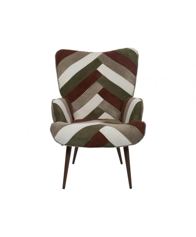 PATCHWORK LIVING ROOM ARMCHAIR SCOTT HD0549 Πολυθρόνες