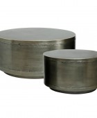 ΤΡΑΠΕΖΆΚΙΑ ΣΑΛΟΝΙΟΎ PTMD SIDE TABLE GEORGY METAL 80 CM SET OF 2 Τραπεζάκια Σαλονιού