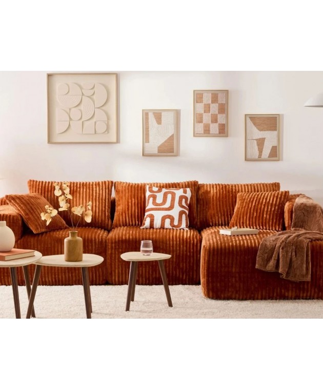 ΚΑΝΑΠΈΣ SOLKA AMB CORD COMP ANG SOFA Καναπέδες