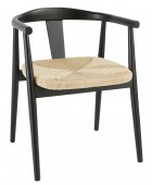 ΚΑΡΈΚΛΑ ATMOSPHERA YAMATO BLK WOOD DIN ARMCHAIR Καρέκλες