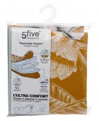 Σιδερόπανο 5five - 120x46x1cm - Κίτρινο Σιδερώστρες / Σιδερόπανα