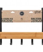 ΚΡΕΜΆΣΤΡΕΣ & ΚΑΛΌΓΕΡΟΙ DOOR TOWEL HOLDER NATUREO BL 174732B