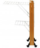 Ξύλινη απλώστρα Gabbiano ARiT - 175x67x105cm - Φυσικό Απλώστρες