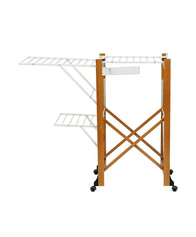 Ξύλινη απλώστρα Gabbiano ARiT - 175x67x105cm - Φυσικό Απλώστρες