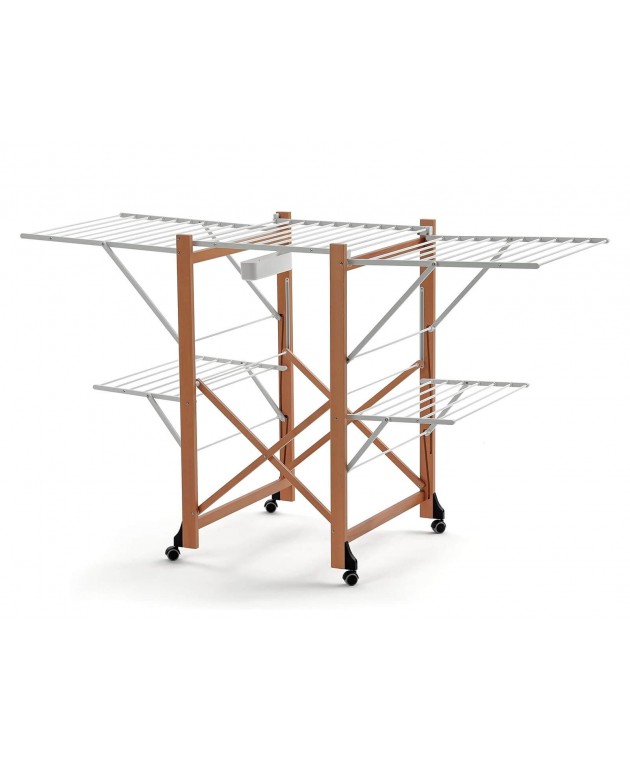Ξύλινη απλώστρα Gabbiano ARiT - 175x67x105cm - Φυσικό Απλώστρες