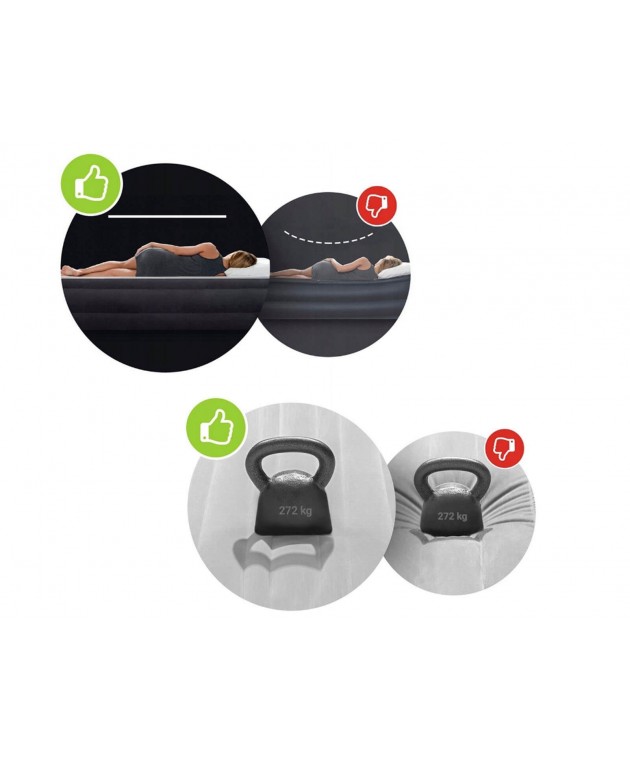ΣΤΡΏΜΑΤΑ ΎΠΝΟΥ ΦΟΥΣΚΩΤΆ   AIRBED FLEX 1 PLACE FLEX PUMP INTEX 68064112