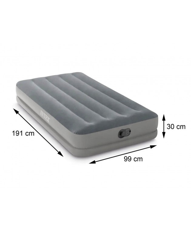 ΣΤΡΏΜΑΤΑ ΎΠΝΟΥ ΦΟΥΣΚΩΤΆ   AIRBED FLEX 1 PLACE FLEX PUMP INTEX 68064112