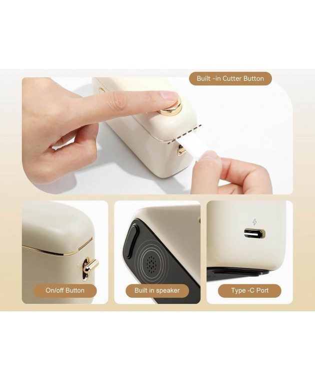 Εκτυπωτής Θερμικών Ετικετών Niimbot H1S - Bluetooth - Beige
