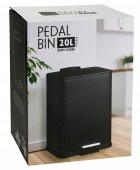ΚΆΔΟΙ ΑΠΟΡΡΙΜΆΤΩΝ PEDAL BIN IRON 20L BLACK CLR