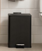 ΚΆΔΟΙ ΑΠΟΡΡΙΜΆΤΩΝ PEDAL BIN IRON 20L BLACK CLR
