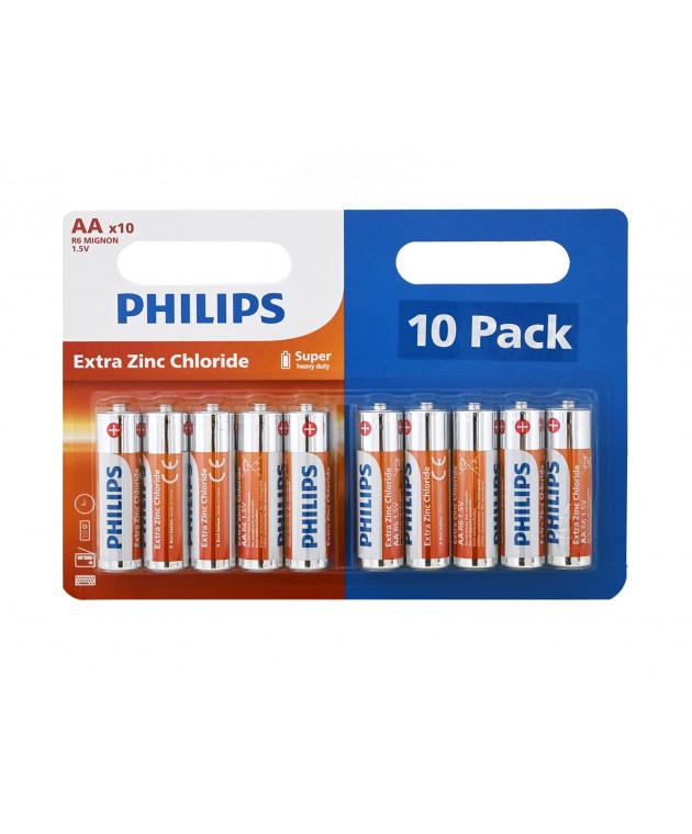 Μπαταρίες Philips AA - 10τμχ