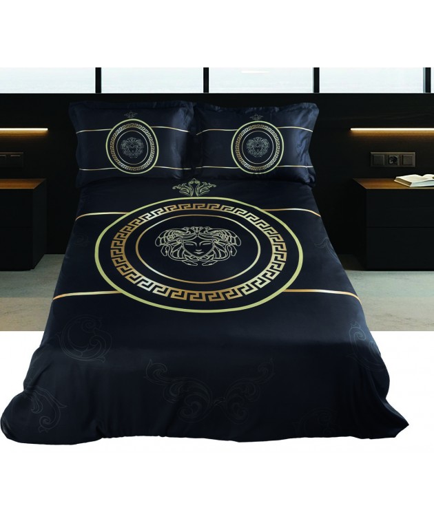 ΣΕΤ ΣΕΝΤ Υ/Δ ΧΛ  MEDUSA 2*240Χ270CM 2*50X70CM 100% COTTOSATIN 210TC Σεντόνια Υπέρδιπλα