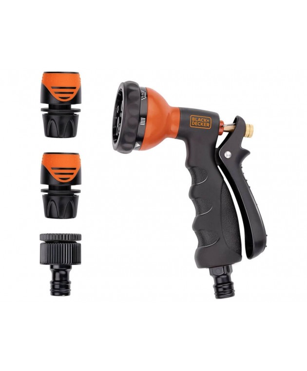 ΓΙΑ ΤΟ ΠΌΤΙΣΜΑ  WATERING SET BLACK&DECKER DELUXE 7 PATTERN Λάστιχο Ποτίσματος