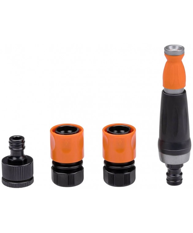 ΓΙΑ ΤΟ ΠΌΤΙΣΜΑ  WATERING SET 4PC BLACK&DECKER 18.2X12.2X3.5CM Λάστιχο Ποτίσματος
