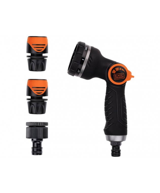 ΓΙΑ ΤΟ ΠΌΤΙΣΜΑ  WATERING SET BLACK&DECKER DELUXE 8 PATTERN Λάστιχο Ποτίσματος