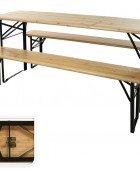 BISTRO TABLE BENCHES FOLDA(F1) FE5000010 Ξύλινα