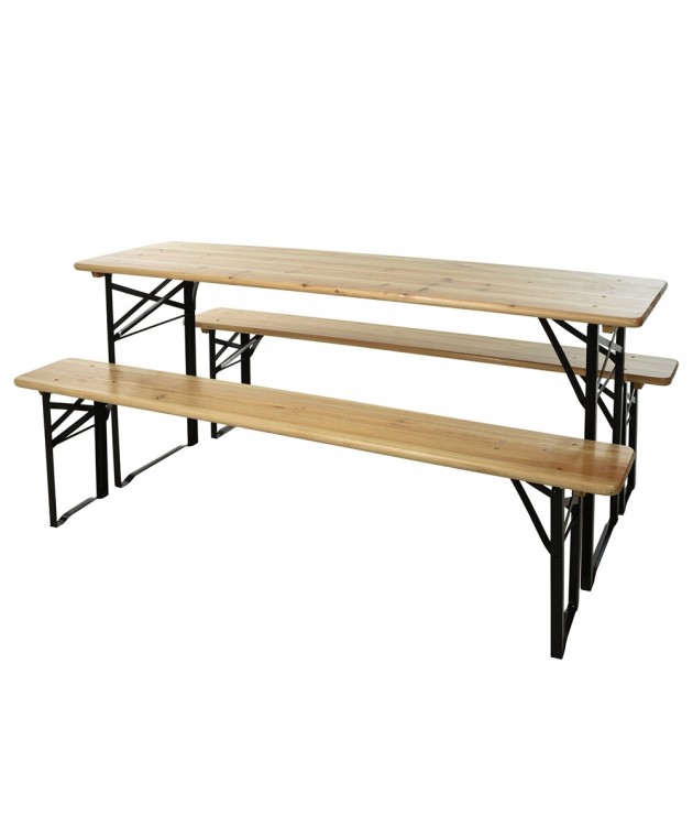 BISTRO TABLE BENCHES FOLDA(F1) FE5000010 Ξύλινα